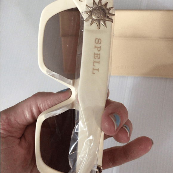 NEW! Spell & Gypsy cream Sunshine Cat-Eye Sunglasses main image 9